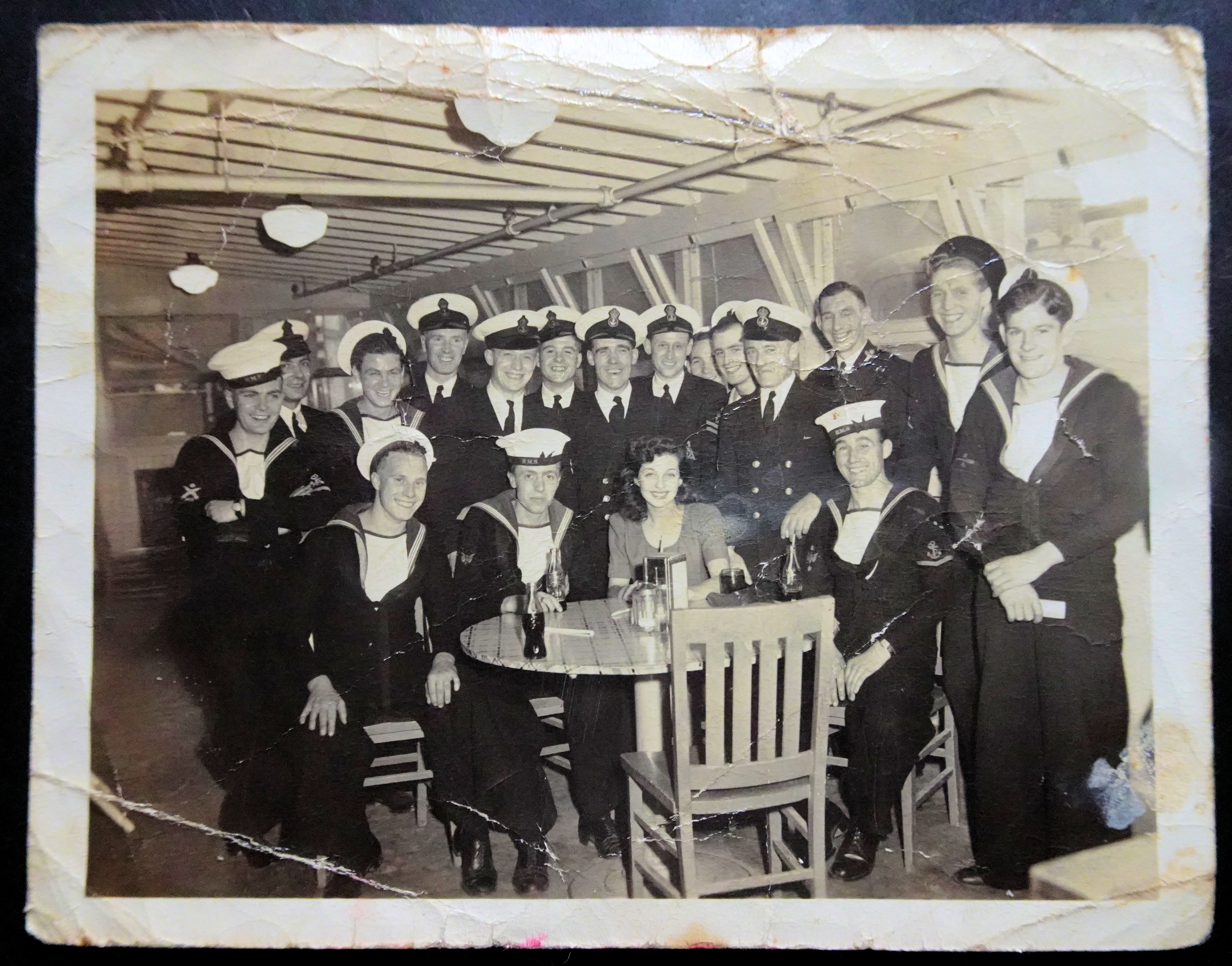 John Geary and colleagues meet Gail Russell